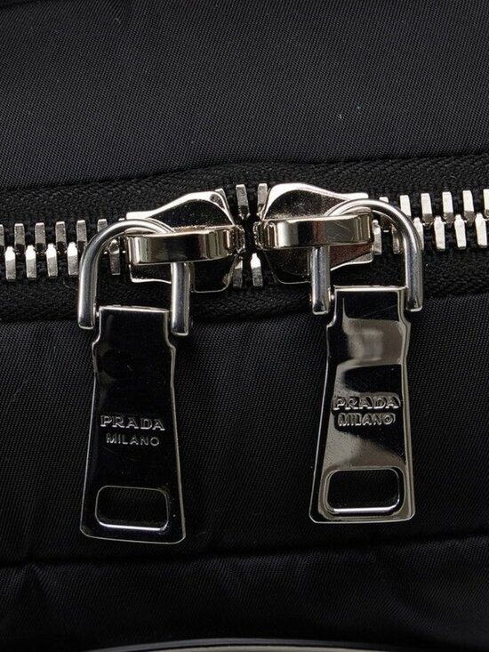 Prada Frankenstein Backpack Black Purple Nylon Fur main image 10